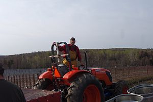 Bill Asack driving fobro 2000 bedlifter