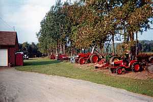 Asack & Son tree farm equipment display