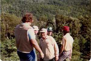 Bill Asack (on Left ) at Nh-Vt CTA meeting in Canaan Vt.